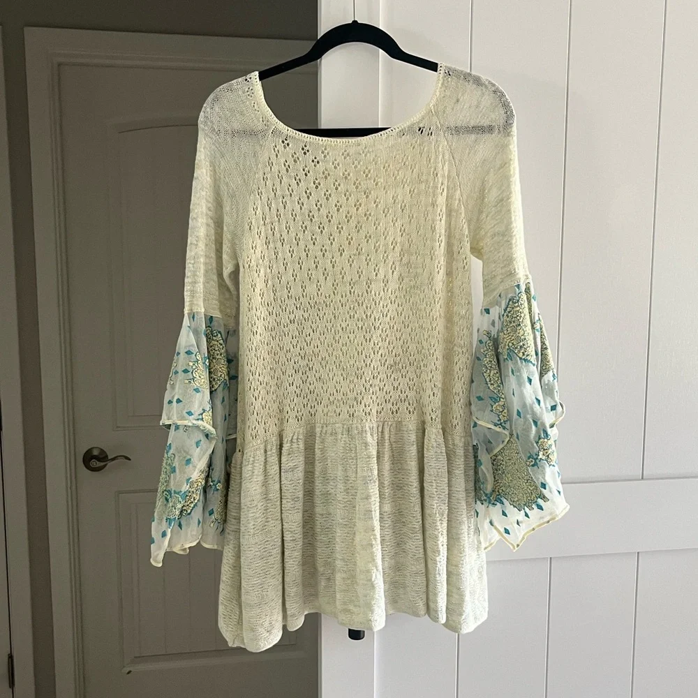Free People Long Sleeved Tunic Sweater - Picture 4 of 5